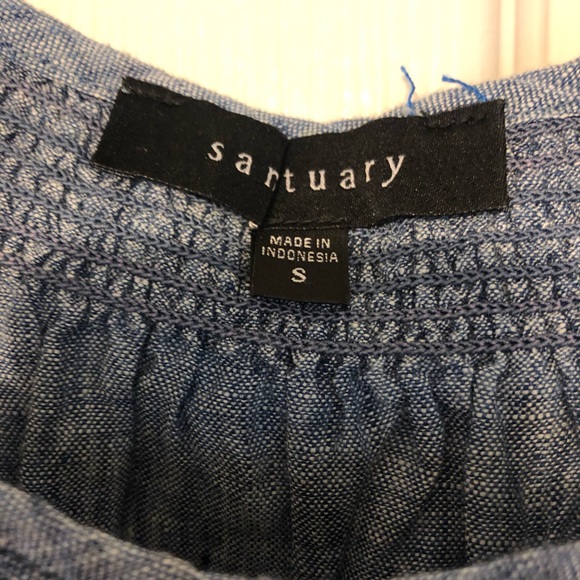 Sanctuary “Girly Vintage” Chambray Top EUC - Picture 7 of 7